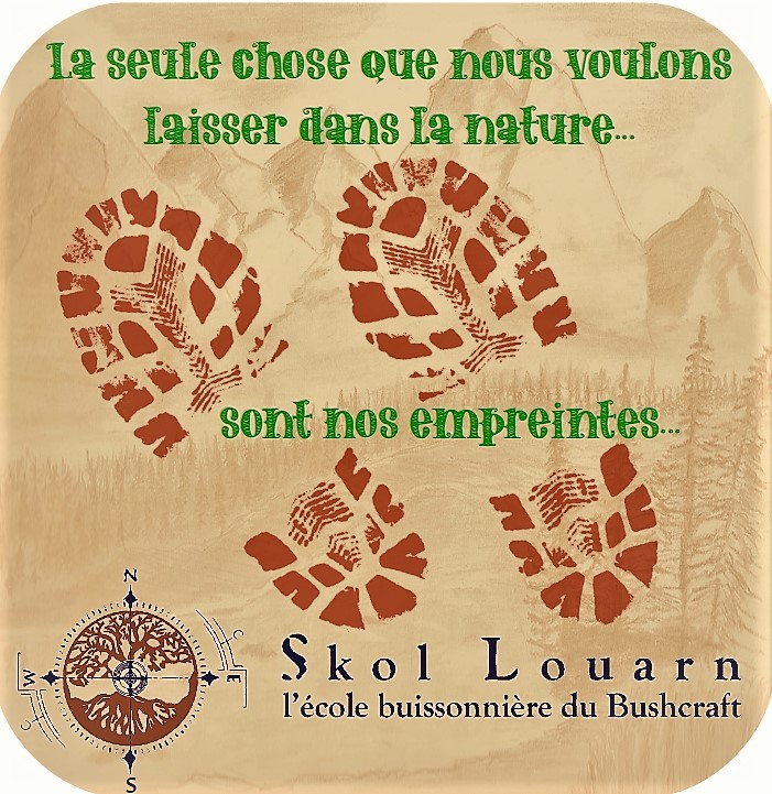 empreinte publicité skol louarn chaussure texte leitmotiv